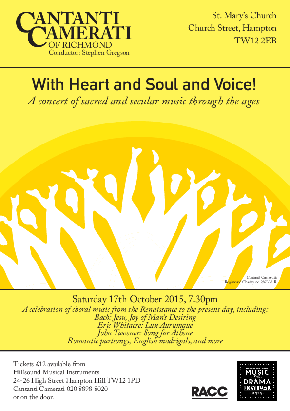 October 2015 flyer