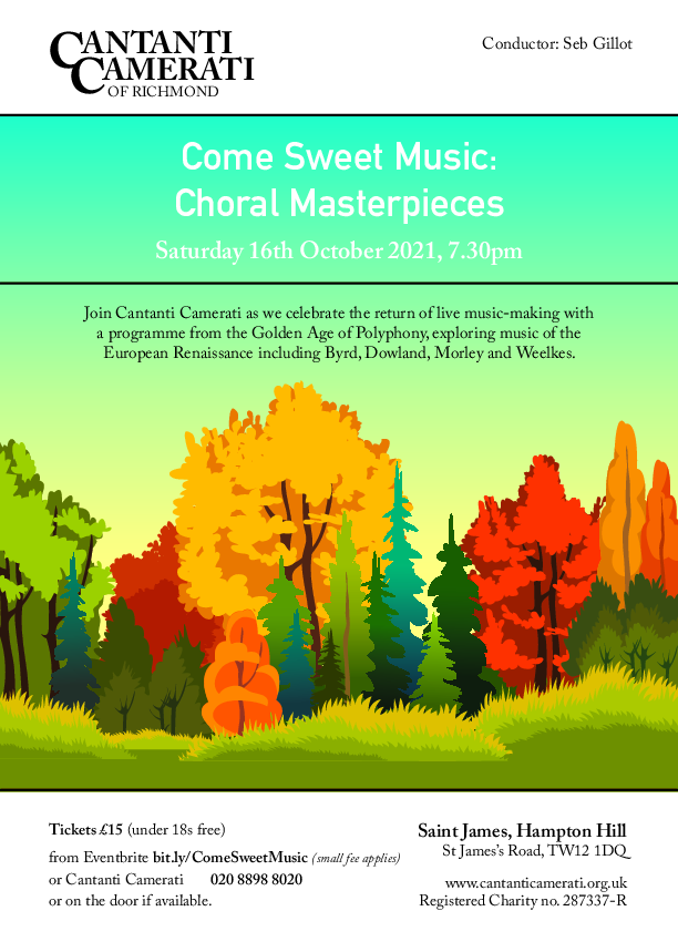 Come Sweet Music: Choral Masterpieces